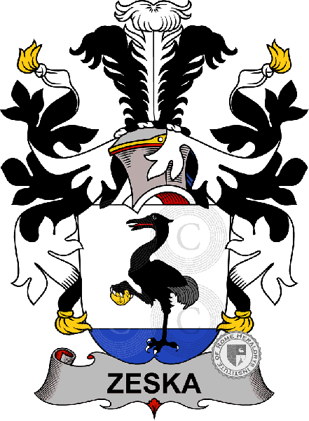 Coat of arms of family Zeska