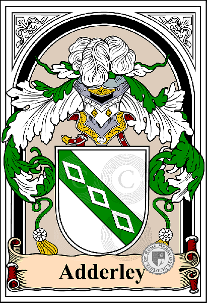 Coat of arms of family Adderley