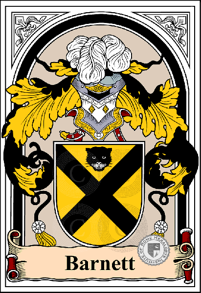 Coat of arms of family Barnett
