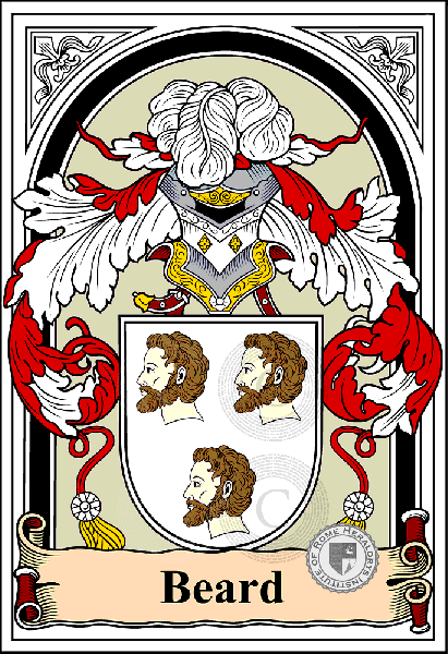 Coat of arms of family Beard