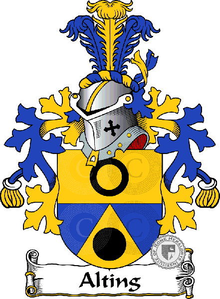 Coat of arms of family Alting