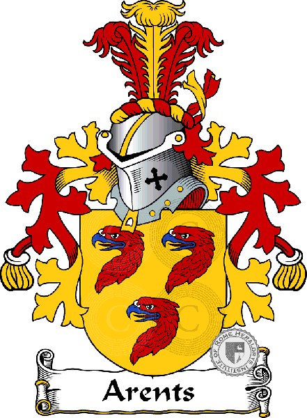 Coat of arms of family Arents