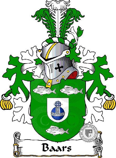 Coat of arms of family Baars