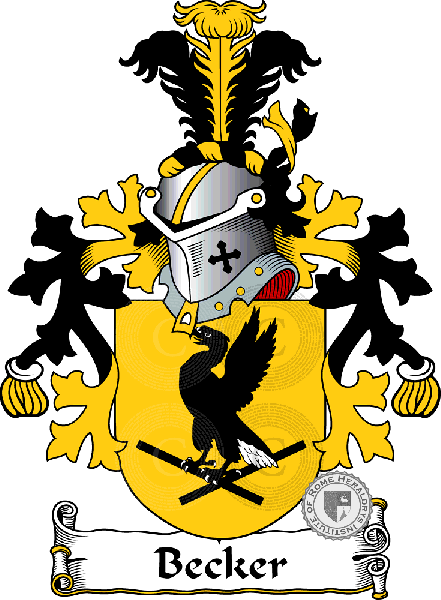 Coat of arms of family Becker