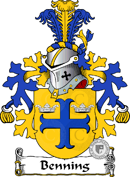 Coat of arms of family Benning