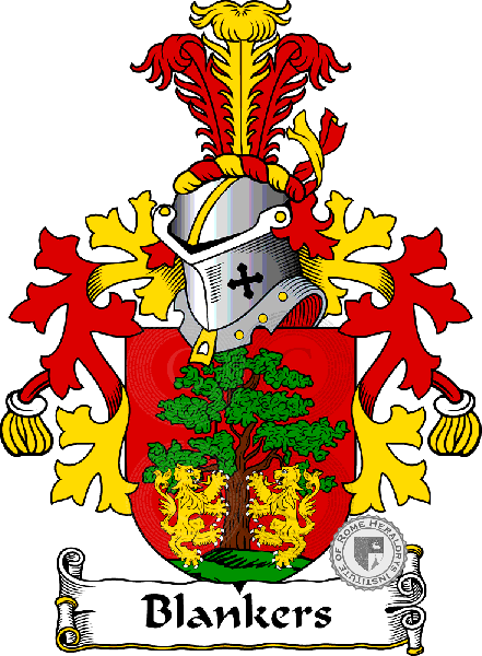 Coat of arms of family Blankers