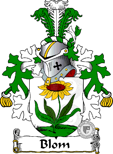 Coat of arms of family Blom