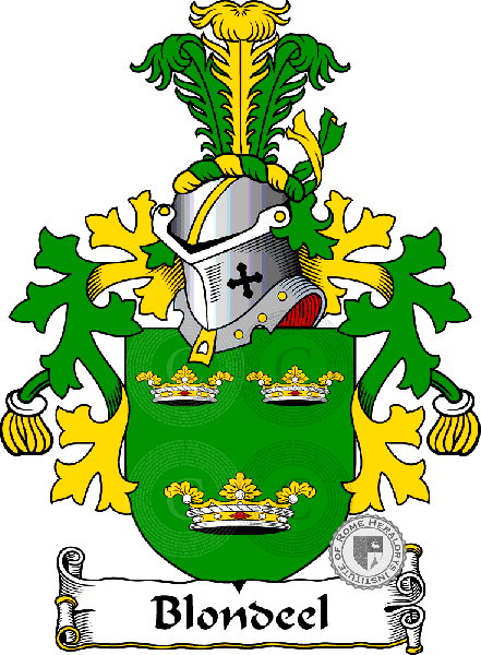 Coat of arms of family Blondeel