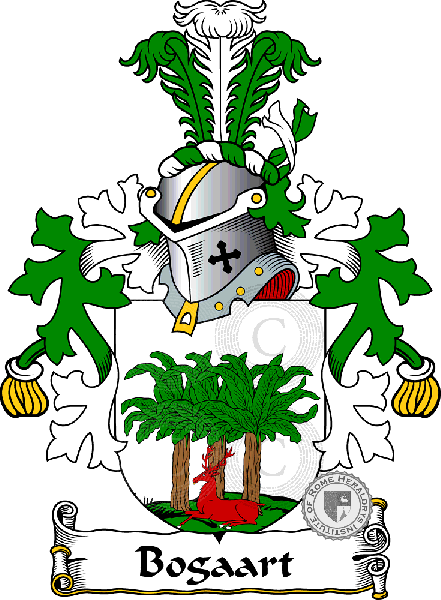 Coat of arms of family Bogaart