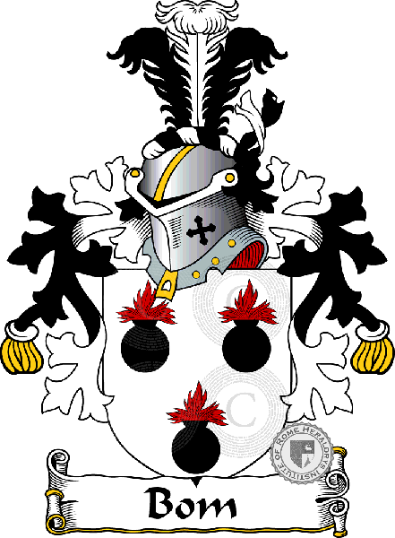 Coat of arms of family Bom