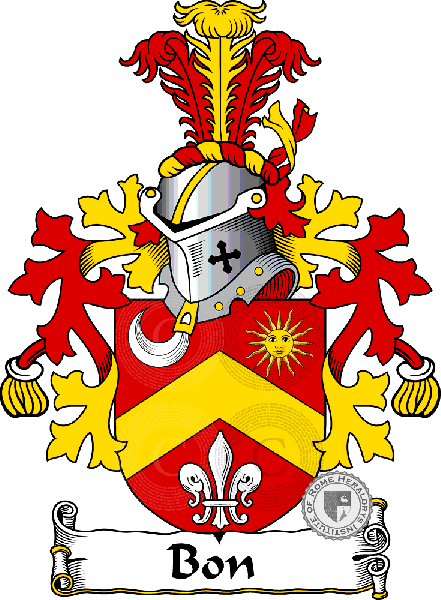 Coat of arms of family Bon