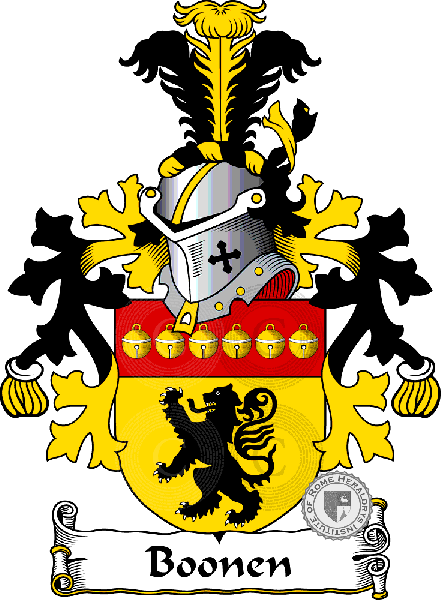 Coat of arms of family Boonen
