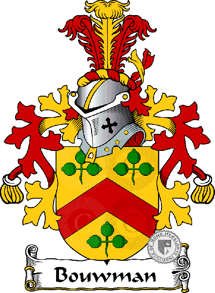 Coat of arms of family Bouwman