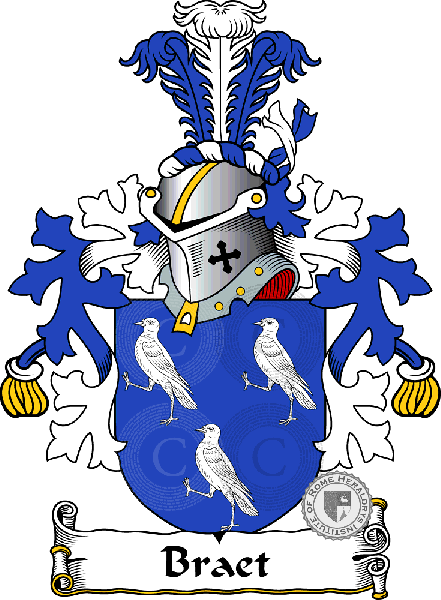 Coat of arms of family Braet