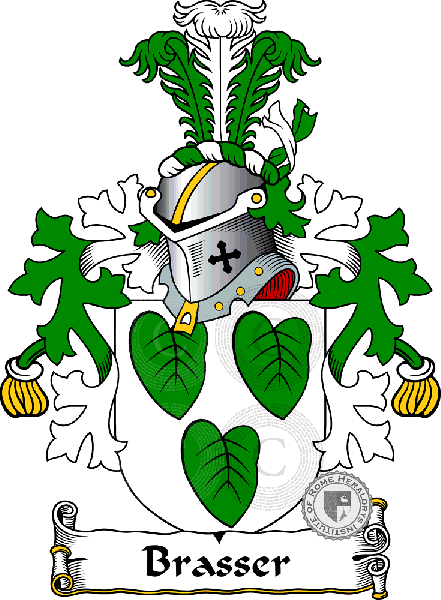 Coat of arms of family Brasser