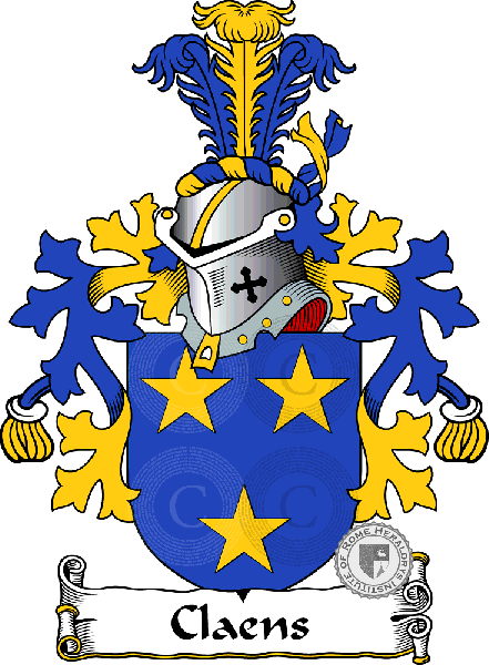 Coat of arms of family Claens