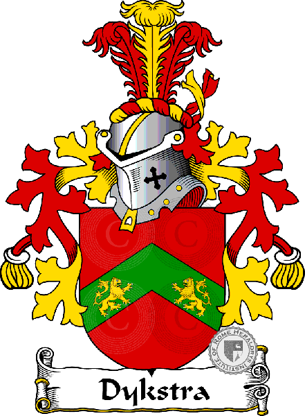 Coat of arms of family Dykstra