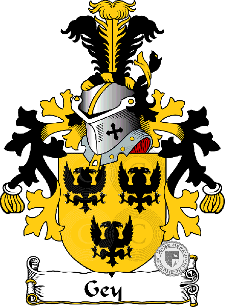 Coat of arms of family Gey