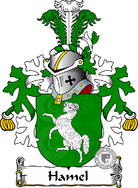 Wappen der Familie Hamel