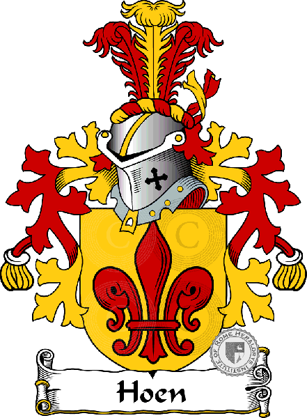 Coat of arms of family Hoen