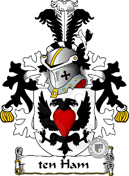 Wappen der Familie ten Ham