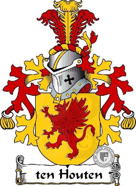 Coat of arms of family ten Houten