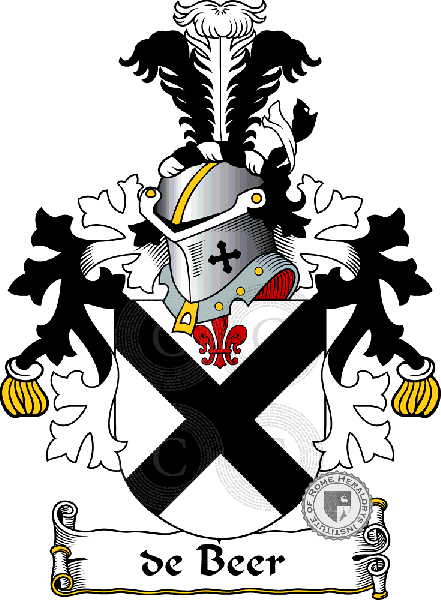 Wappen der Familie de Beer