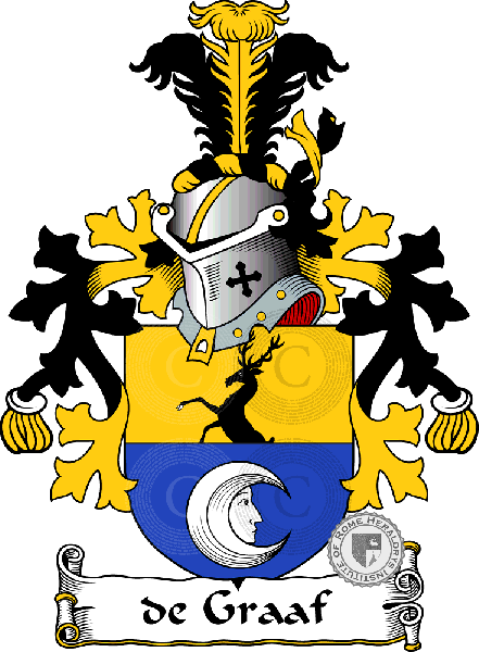 Coat of arms of family de Graaf