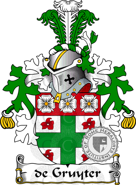 Coat of arms of family de Gruyter