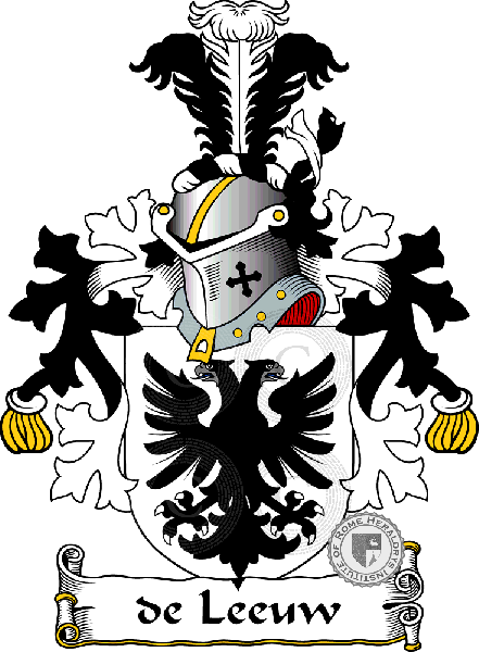 Coat of arms of family de Leeuw