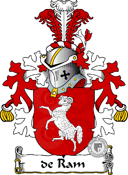 Coat of arms of family de Ram