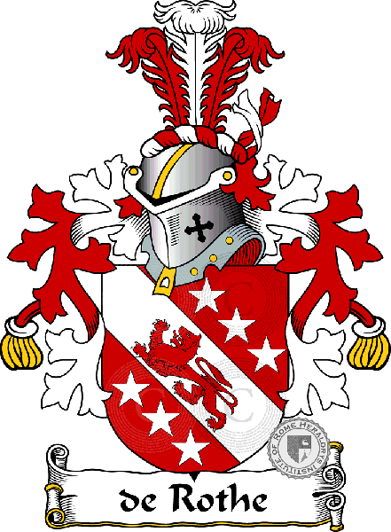 Coat of arms of family de Rothe