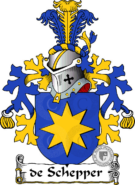 Coat of arms of family de Schepper