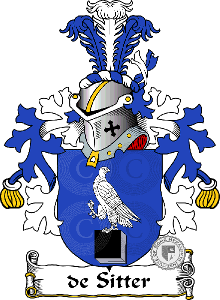 Coat of arms of family de Sitter