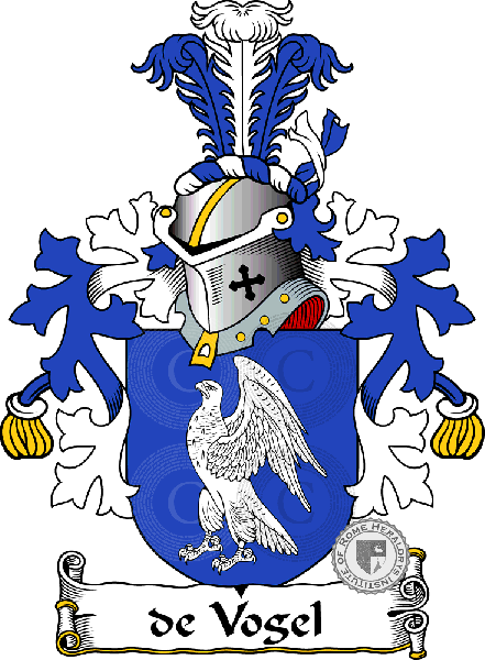 Coat of arms of family de Vogel