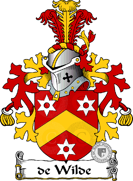 Coat of arms of family de Wilde