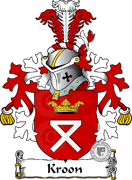 Coat of arms of family Kroon