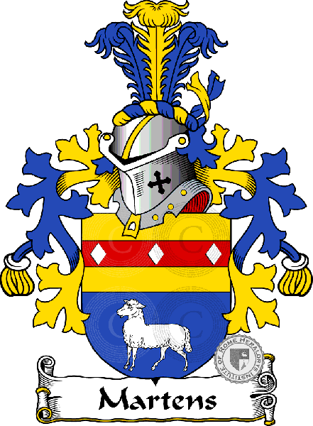 Coat of arms of family Martens
