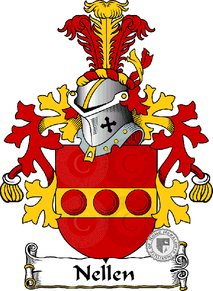 Wappen der Familie Nellen