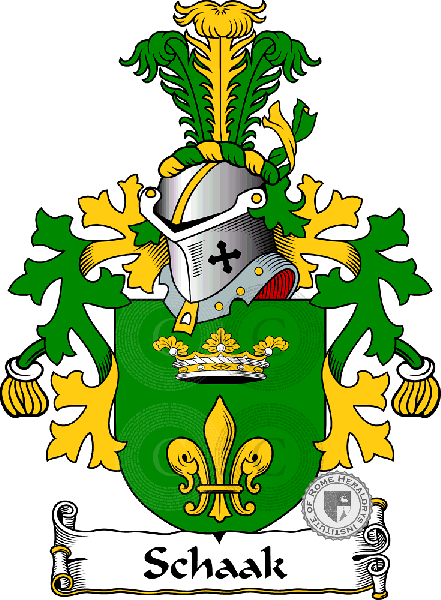 Coat of arms of family Schaak