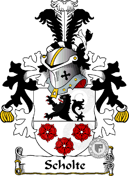 Coat of arms of family Scholte