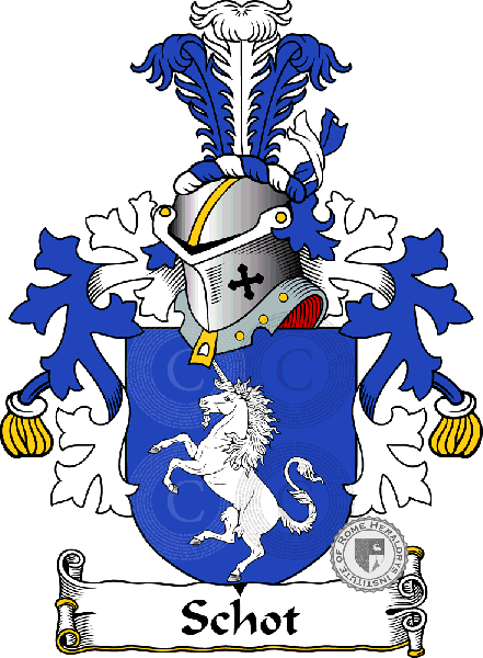 Coat of arms of family Schot
