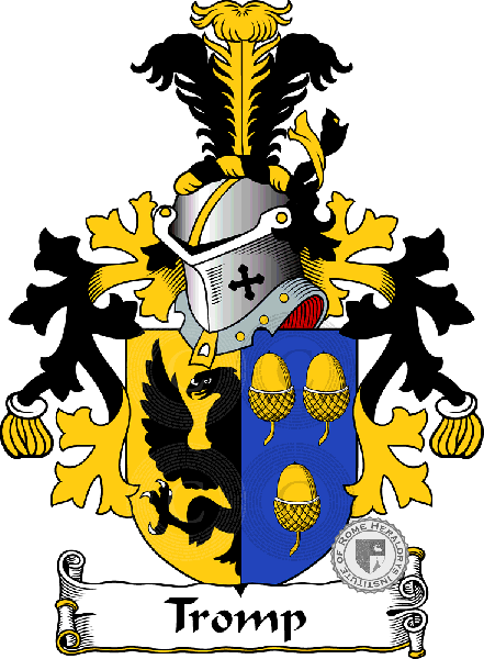 Coat of arms of family Tromp