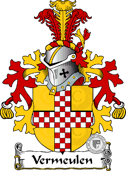 Coat of arms of family Vermeulen