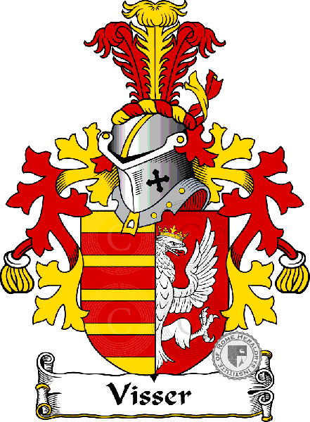 Coat of arms of family Visser