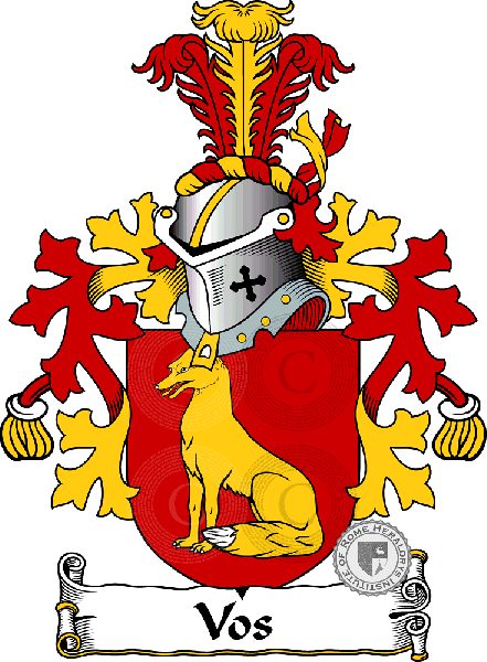 Coat of arms of family Vos