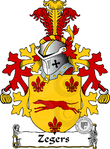 Coat of arms of family Zegers
