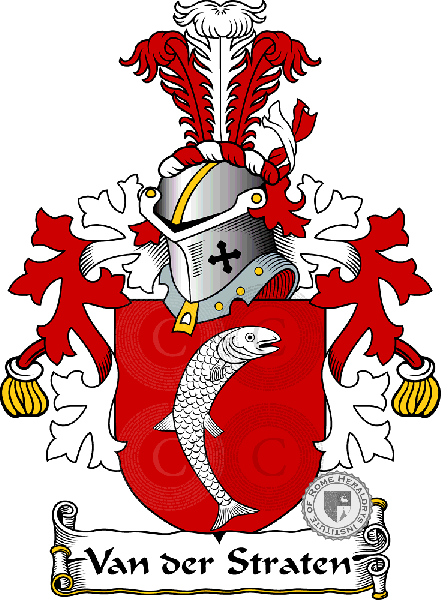 Coat of arms of family Van der Straten