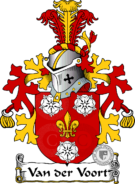 Coat of arms of family Van der Voort