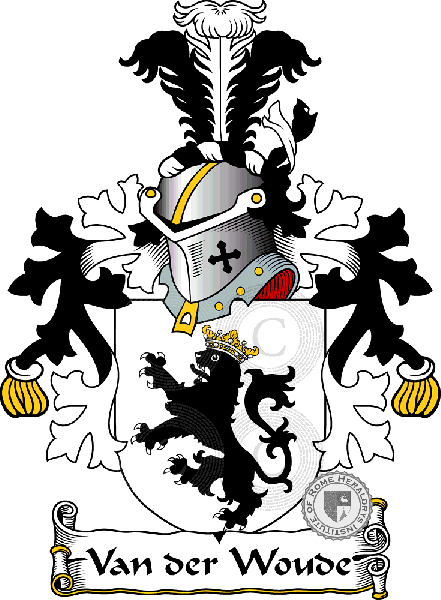 Coat of arms of family Van der Woude